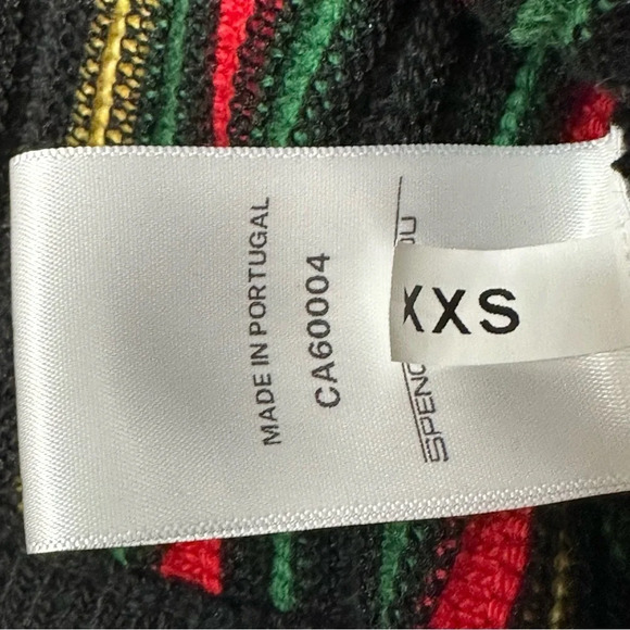 NWOT Spencer Badu Men's Multicolor Striped Vest  Sz: XXS - Picture 8 of 10